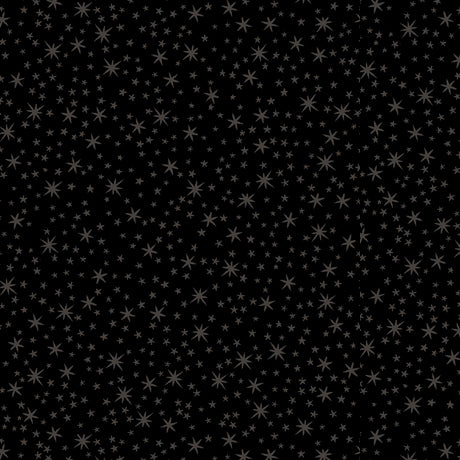 Quilting Illusions Stars Black Quilting Treasures Cotton Fabric