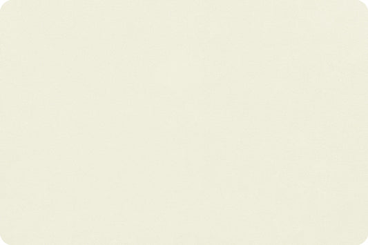 Quilting Cuddle Solid Ivory Shannon Fabrics Polyester Minky Fabric SF-QCIVORY