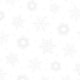 Quilting Illusions Snowflake White on White Quilting Treasures Cotton Fabric