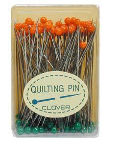 Quilting Pins 100ct 1.875"x0.6mm diameter Clover Needlecraft CN-2508