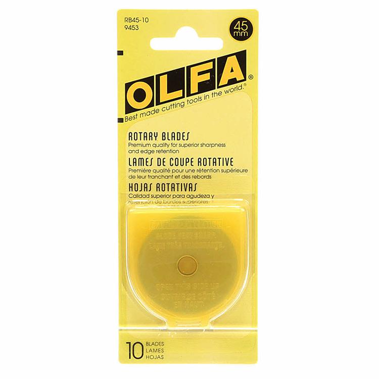 RB45-10 45MM Blades 10ct Steel Olfa OLFA-9453