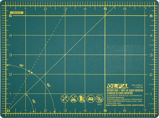 RM-6x8 6"x8" Rotary Mat Self Healing Olfa OLFA-1160766