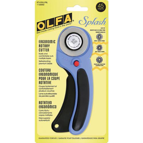 RTY-2DX 45MM Ergo Cutter Olfa Pacific Blue Rotary Cutter