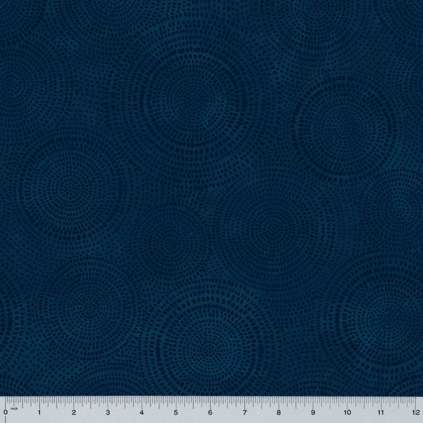 Radiance 108" Wide back Basics Navy Whistler Studios Windham Fabrics Cotton Fabric WF-53728W-8