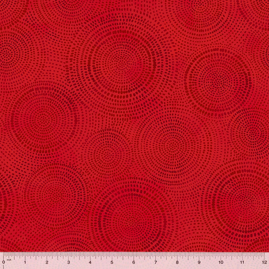 Radiance 108" Wide back Basics Red Whistler Studios Windham Fabrics Cotton Fabric WF-53728W-7