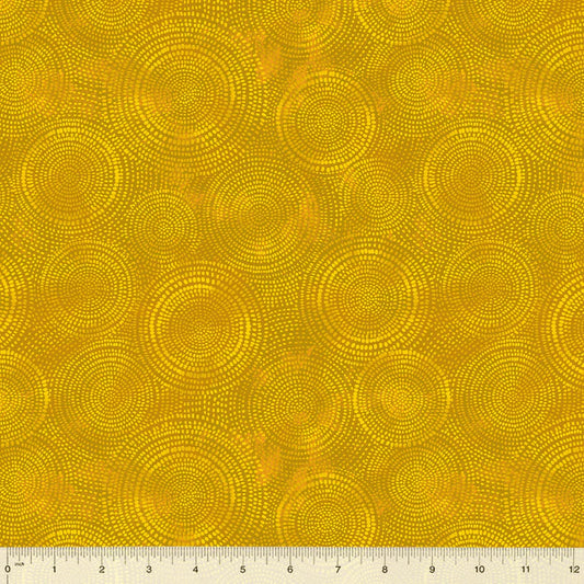 Radiance Basics Gold Whistler Studios Windham Fabrics Cotton Fabric WF-53727-11