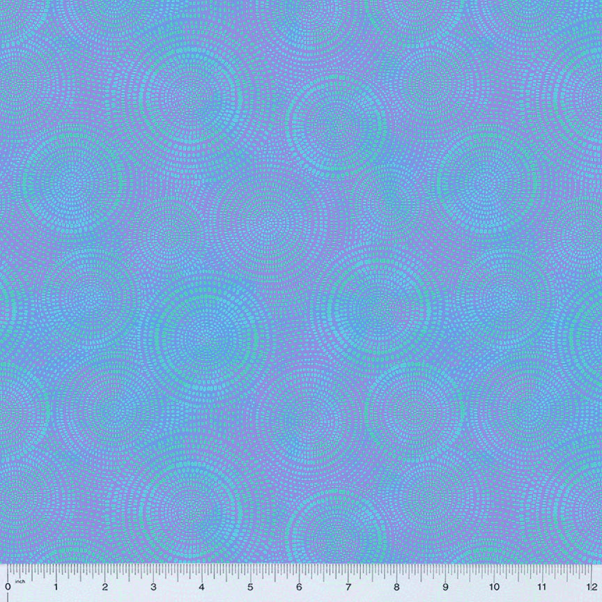 Radiance Basics Hydrangea Blue Whistler Studios Windham Fabrics Cotton Fabric WF-53727-25