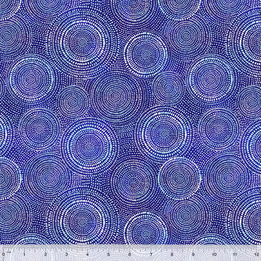 Radiance Basics Royal Blue Whistler Studios Windham Fabrics Cotton Fabric WF-53727-28