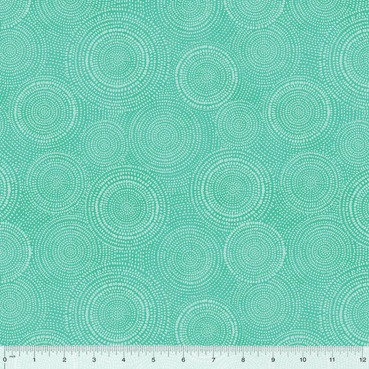 Radiance Basics Turquoise Blue Whistler Studios Windham Fabrics Cotton Fabric WF-53727-19