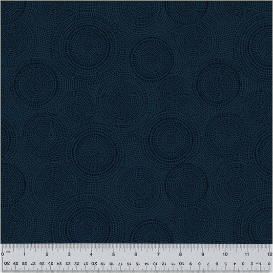 Radiance FLANNEL Navy Blue Whistler Studios Windham Cotton FLANNEL Fabric WF-53727F-73