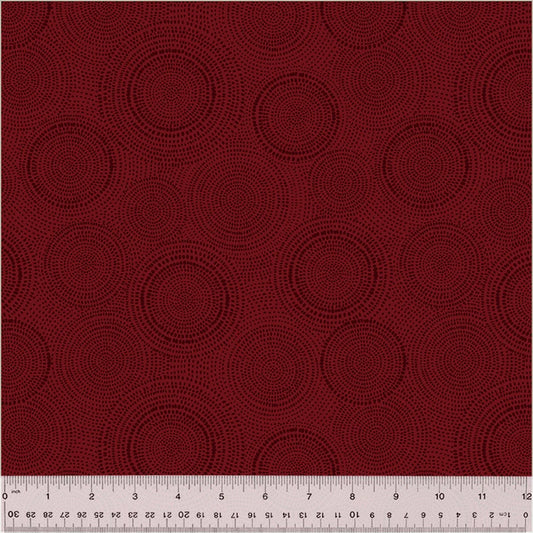 Radiance FLANNEL Wine Dark Red Whistler Studios Windham Cotton FLANNEL Fabric WF-53727F-61