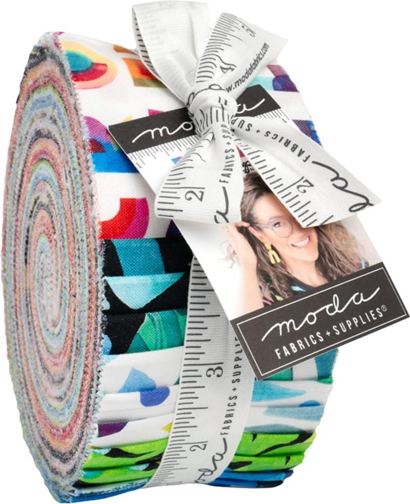 Radiant 2.5" Jelly Roll 40pcs Amarilys Henderson Moda Cotton Fabric MD-21840JR