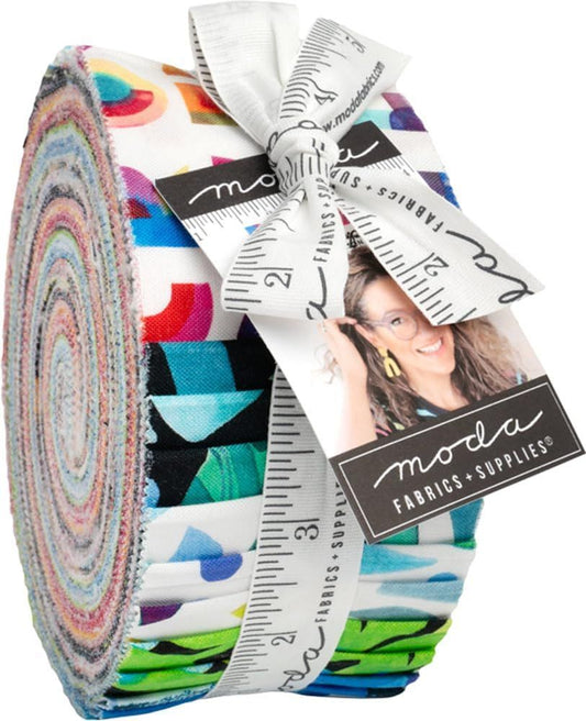 Radiant 2.5" Jelly Roll 40pcs Amarilys Henderson Moda Cotton Fabric MD-21840JR