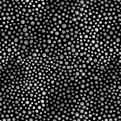 Rainbow Droplets 108" Wide Backing Water Droplets Charcoal Pattern Weave Studio Blank Quilting Cotton Fabric