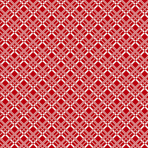 Raspberry Ripple Diagonal Tartan Red Judy Gauthier Studio E Cotton Fabric