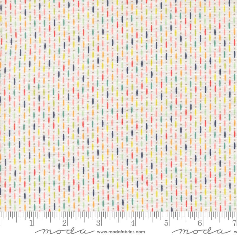 Raspberry Summer Beaded Blenders Cloud Multi Sherri & Chelsi Moda Cotton Fabric MD-37696-11