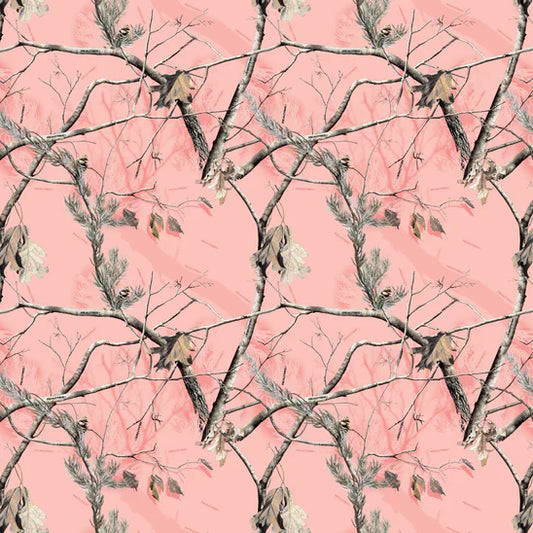 Realtree Pink Camo Allover Sykel Enterprises Cotton Fabric SYK-10006
