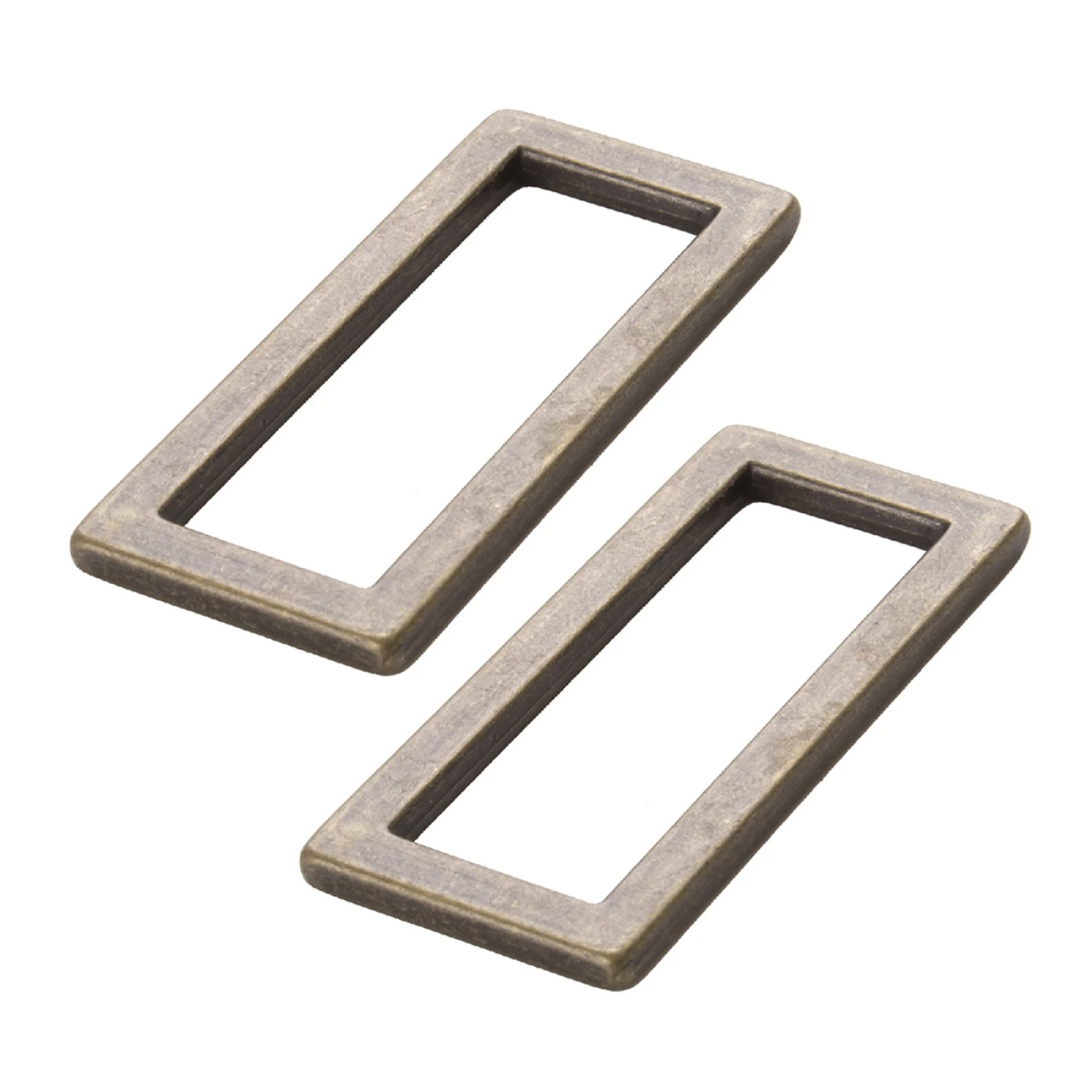 Rectangle Ring Flat 1.5" Antique Brass 2ct ByAnnie BYA-HAR1.5RRABTWO