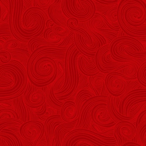 Just Color! Red Delicious Swirl Studio E Cotton Fabric