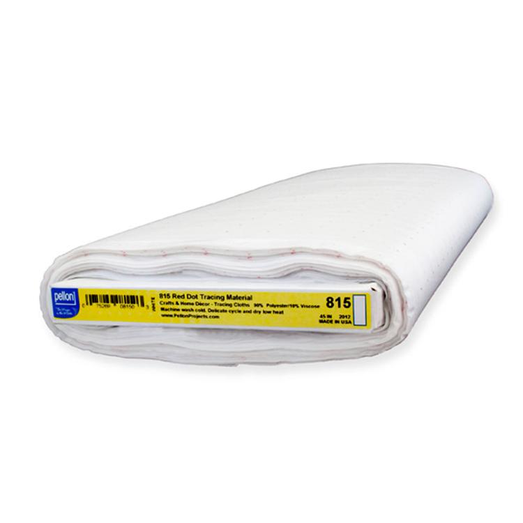 Red Dot Tracing Material Interfacing 44" White Pellon Polyester PELLON-815 Sold By Yard