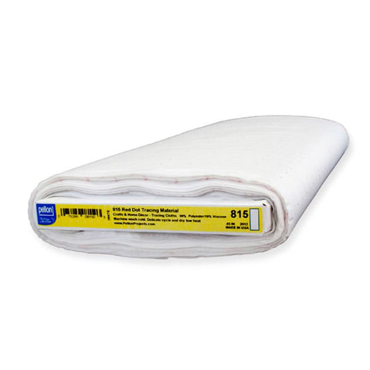 Red Dot Tracing Material Interfacing 44" White Pellon Polyester PELLON-815 Sold By Yard