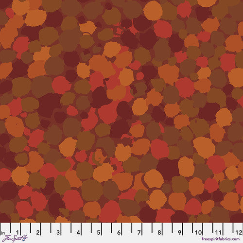 Reflections Brown Classics Brandon Mably Kaffe Fassett Collective Free Spirit Cotton Fabric FS-PWBM087.BROWN