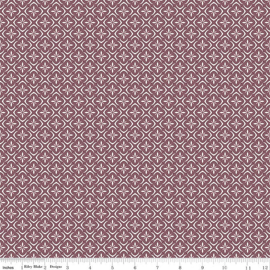 Renew Tile Purple Sandy Gervais Riley Blake Designs Cotton Fabric RB-C17286-PURPLE