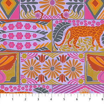 Rhapsody Bricklayer Haze Purple Anna Maria Parry Northcott Cotton Fabric NC-AMT174-82L