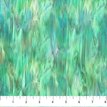 Risen Texture Green Multi Deborah Edwards Northcott Fabrics Cotton Fabric NC-DP28664-74