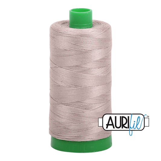 Rope Beige 40 wt 1094 yd Large Spool Aurifil  Cotton Quilting Thread AF-MK40SC6-5011