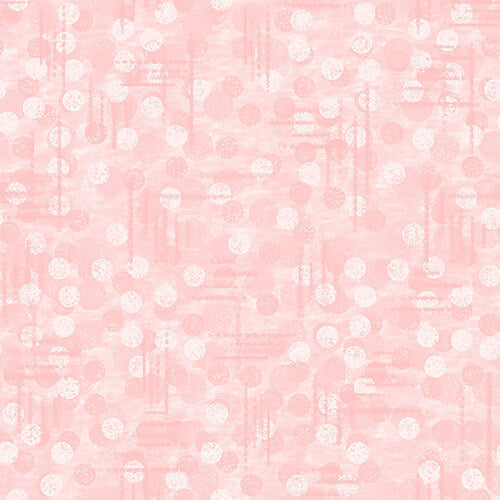 Rose Pink Tonal Texture Blender Jot Dot II Blank Quilting Cotton Fabric