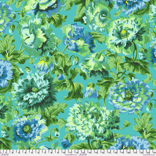 Rosemary Green Philip Jacobs August 2025 Kaffe Fassett Collective Free Spirit Cotton Fabric FS-PWPJ134.GREEN