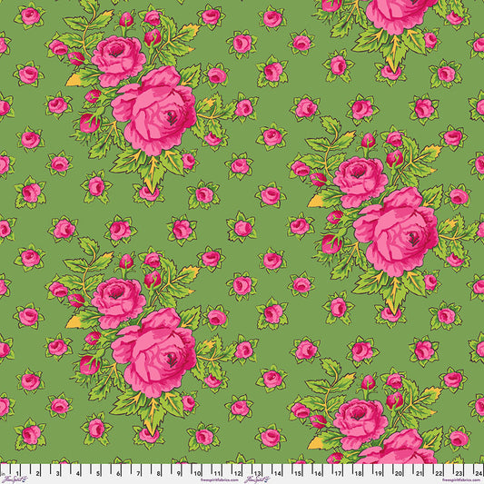 Rosie Green February 2026 Kaffe Fassett Collective Free Spirit Cotton Fabric FS-PWGP212.GREEN