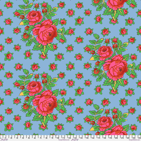 Rosie Sky February 2026 Kaffe Fassett Collective Free Spirit Cotton Fabric FS-PWGP212.SKY