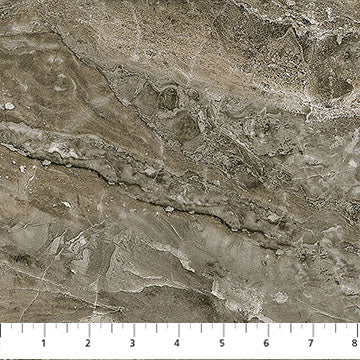 Running Free Veined Granite Dark Taupe Deborah Edwards Northcott Cotton Fabric NC-DP28594-14