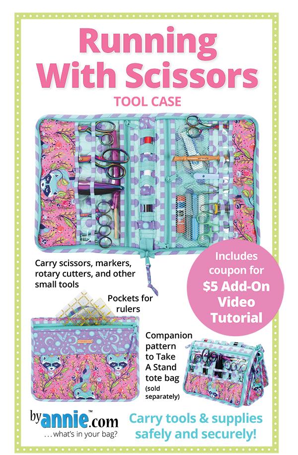Running With Scissors Bag/Tote Pattern Patterns By Annie PBA-272