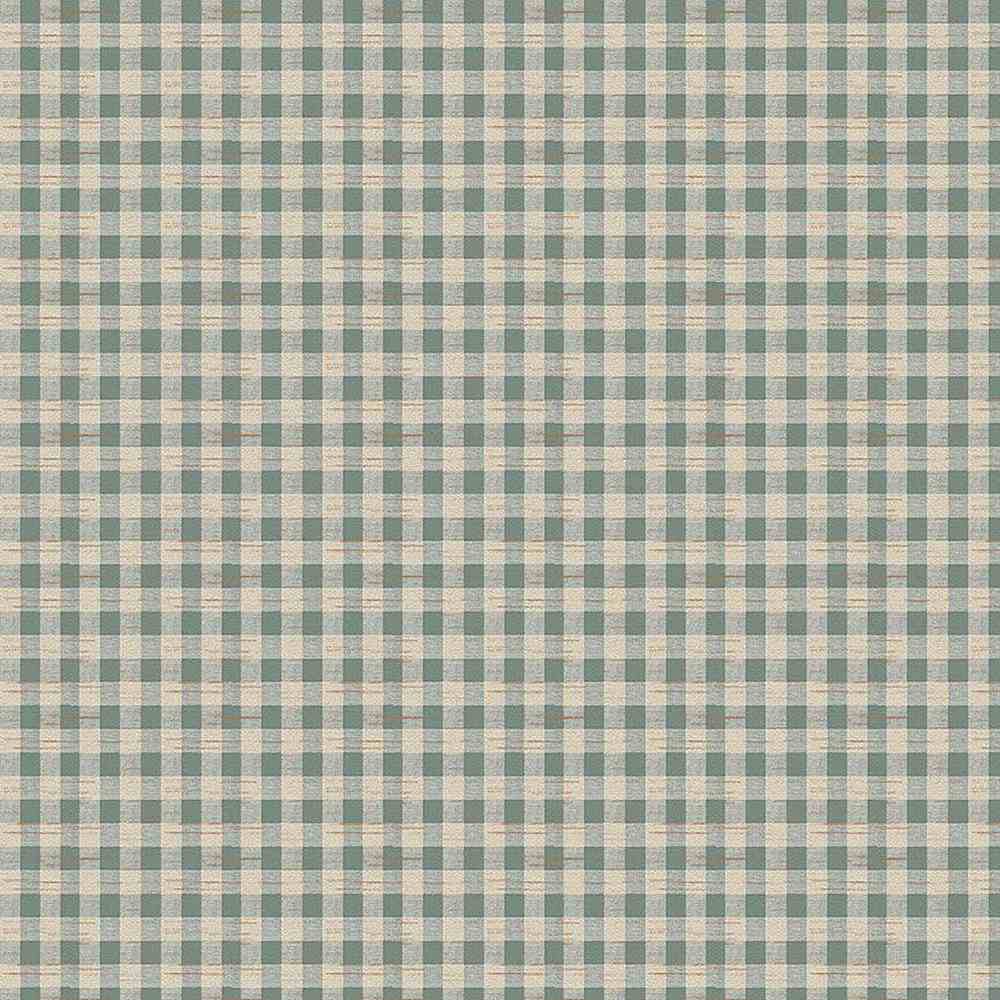 Rustic Gingham Teal Green Timeless Treasures Cotton fabric