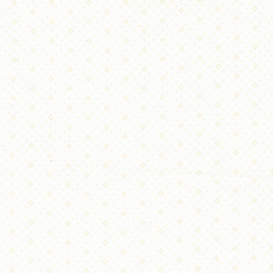 (SOLD PER BOLT) Eyelet Ivory Latte Dots Blender Fig Tree & Co. Moda Fabrics Cotton Fabric MD-20488-84-FB