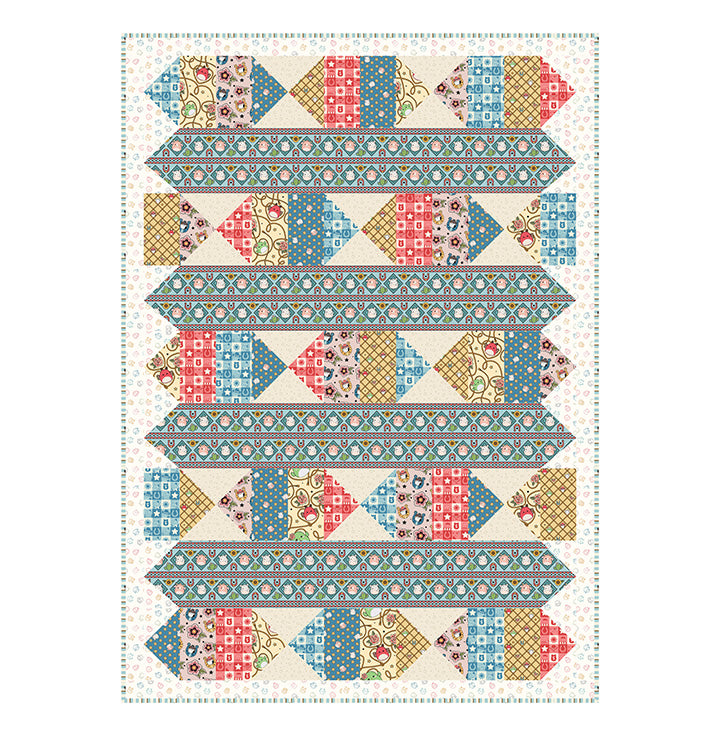 Saddle Up Digital Quilt Top 52"x73" Squishmallows Rodeo Northcott Cotton Fabric NC-DQSQ7