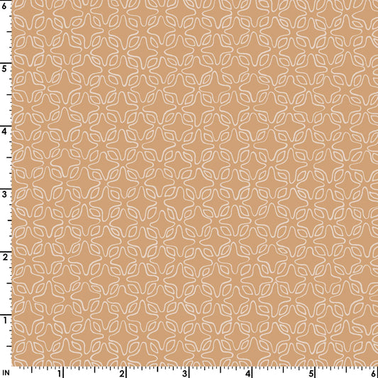 Saguaro Star Terracotta Orange Christina Cameli Maywood Studio Cotton Fabric