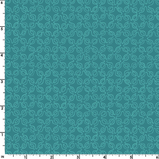 Saguaro Star Turquoise Christina Cameli Maywood Studio Cotton Fabric