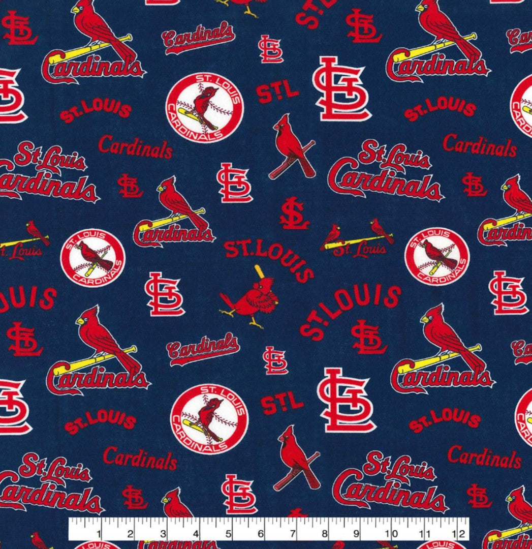 Saint Louis Cardinals MLB Baseball Cooperstown Fabric Traditions Cotton Fabric