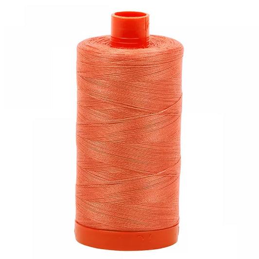 Salmon Aurifil Cotton Quilting Thread Solid 50wt 1300m 1422yds Aurifil AF-A1050-2225