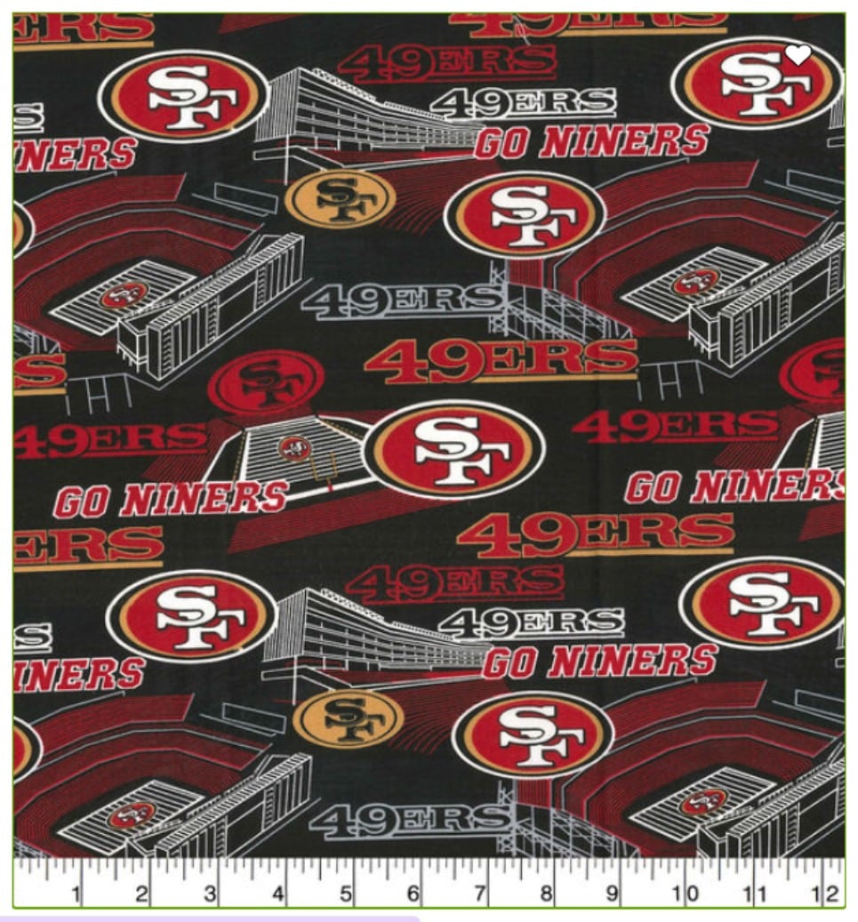 San Francisco 49ers NFL Football Stadium Cotton Fabric