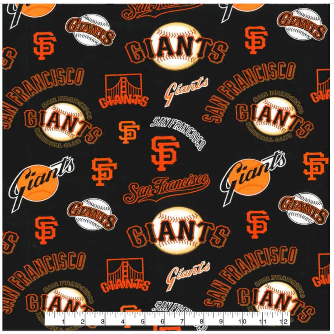 San Francisco Giants MLB Baseball Cooperstown Fabric Traditions Cotton Fabric