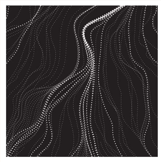Sandhill Charcoal Anna Pitjara M&S Textiles Australia Cotton Fabric MSTA-SANC-Charcoal