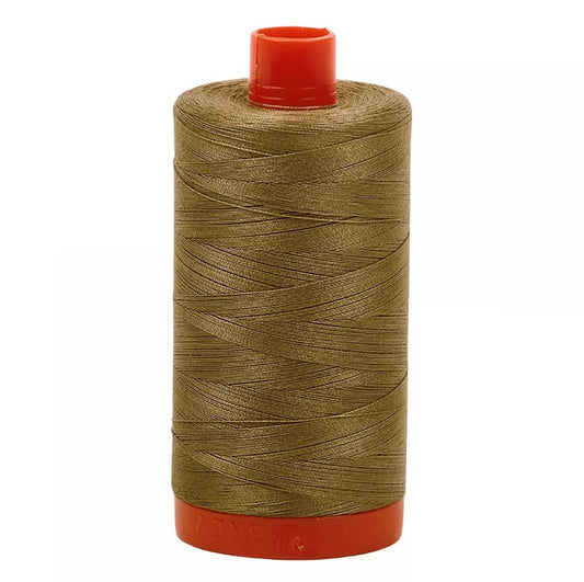 Sandstone Beige Aurifil Cotton Quilting Thread Solid 50wt 1300m 1422yds Aurifil AF-A1050-2370