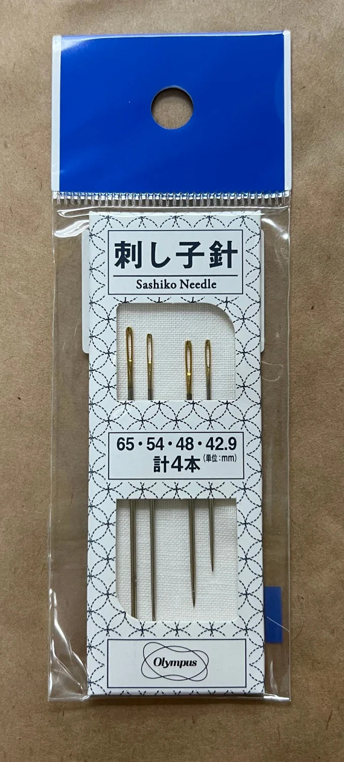 Sashiko Needles Assorted Sizes 4pk EmmaCreation SN-0004