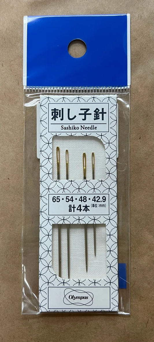 Sashiko Needles Assorted Sizes 4pk EmmaCreation SN-0004
