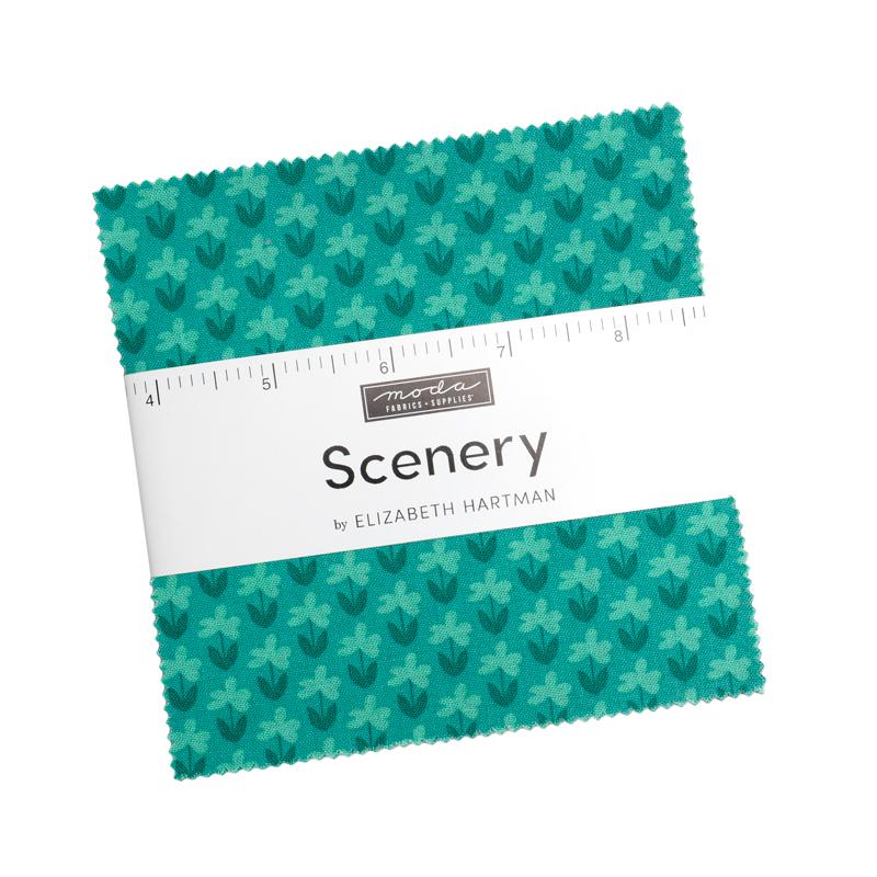 Scenery 5" Squares Charm Pack Elizabeth Hartman Moda Cotton Fabric MD-51270PP | US Fabric Shop